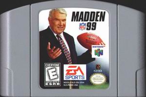 Play Nintendo 64 Madden NFL 99 (Europe) Online in your browser